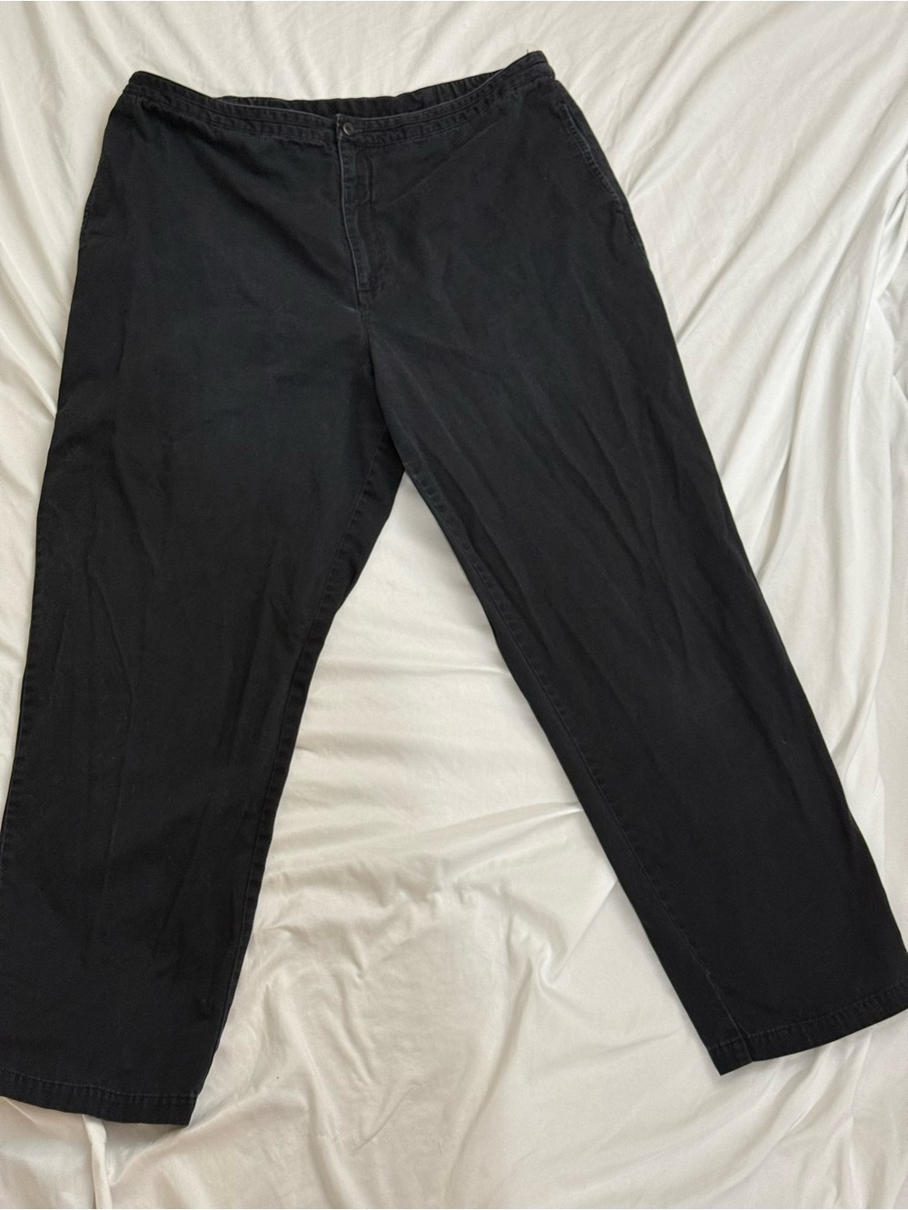 CJ Banks Black Straight-Leg Women's Pants
